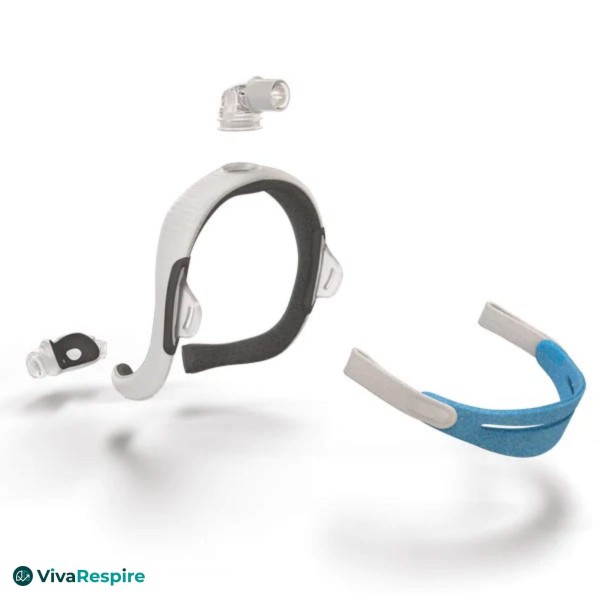 ResMed AirTouch N30i worn – side view on user