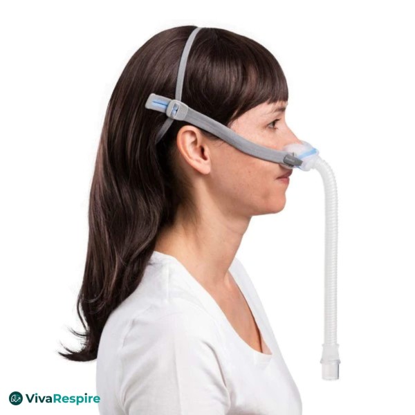 ResMed AirFit N30 porté, vue de profil