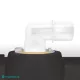 Coude à 90° pour tuyau CPAP installé sur appareil ResMed AirSense 10