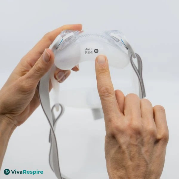Bulle sub-nasale UltraCompact du masque CPAP ResMed AirFit F30i
