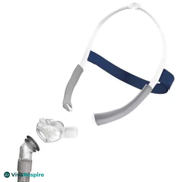 Masque narinaire ResMed Swift FX for Her avec harnais et coussins narinaires