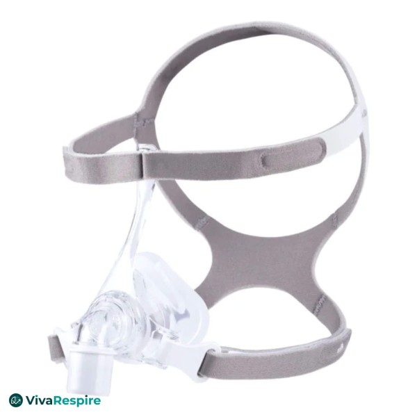 Masque nasal CPAP Pico Philips Respironics avec harnais – vue inclinée