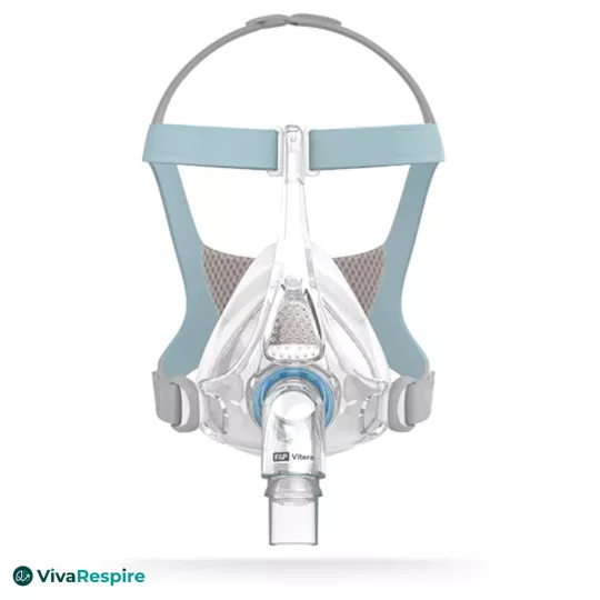 Masque facial CPAP Fisher & Paykel Vitera – vue de face