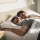 Patient dormant avec masque CPAP DreamWear Full Face