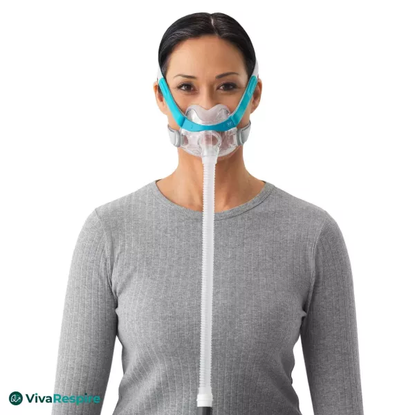 Evora Full Face CPAP masker gedragen vooraanzicht
