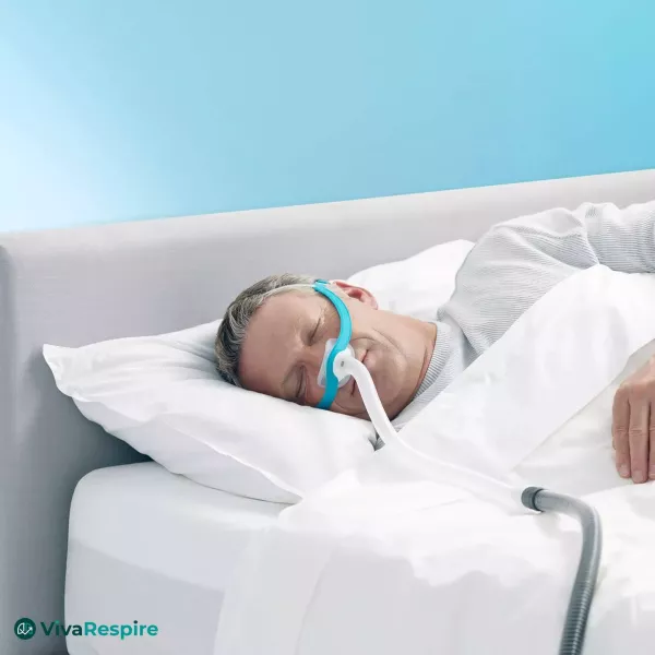 Utilisateur dormant avec masque Evora Nasal