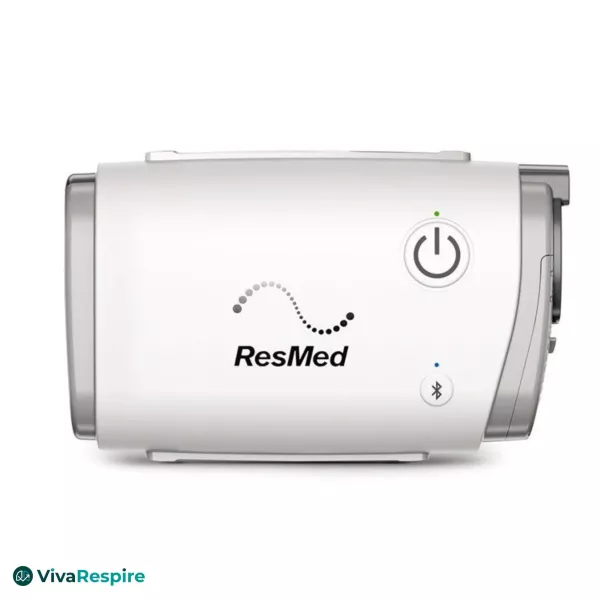 ResMed AirMini AutoSet CPAP toestel vooraanzicht compact reisapparaat