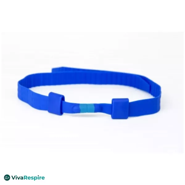 Night Shift replacement neck strap closed in a loop, central fastening studs