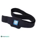 Night Shift chest belt open, with the Night Shift LE device in place