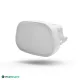 ResMed AirSense 11 side cover in white with its vent grille, three-quarter view
