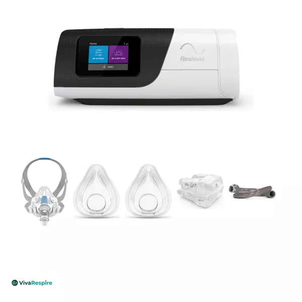 Plus CPAP Starter Kit: full AirSense 11 and AirFit F20 | VivaRespire