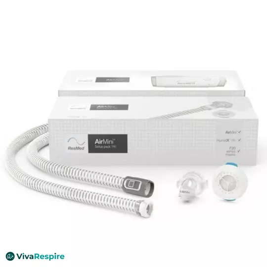 Setup pack AirMini AirFit F20 y HumidX F20 | VivaRespire
