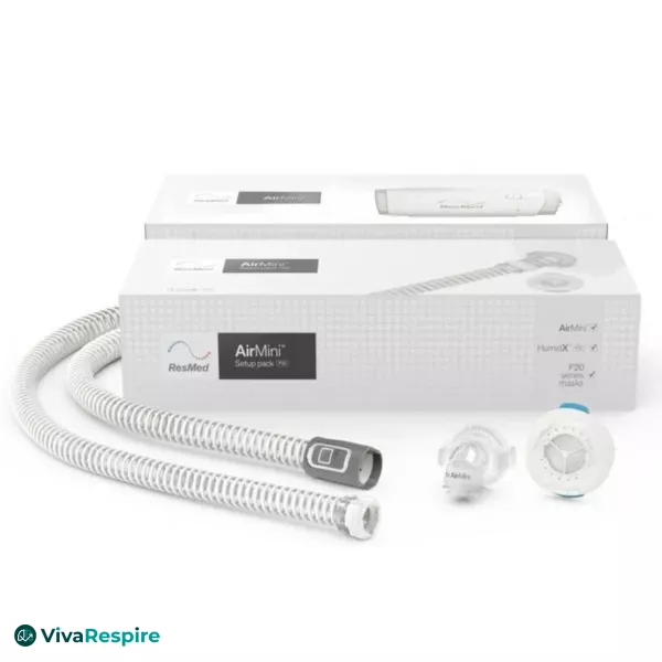 Set-up pack AirMini AirFit F20 et HumidX F20 | VivaRespire