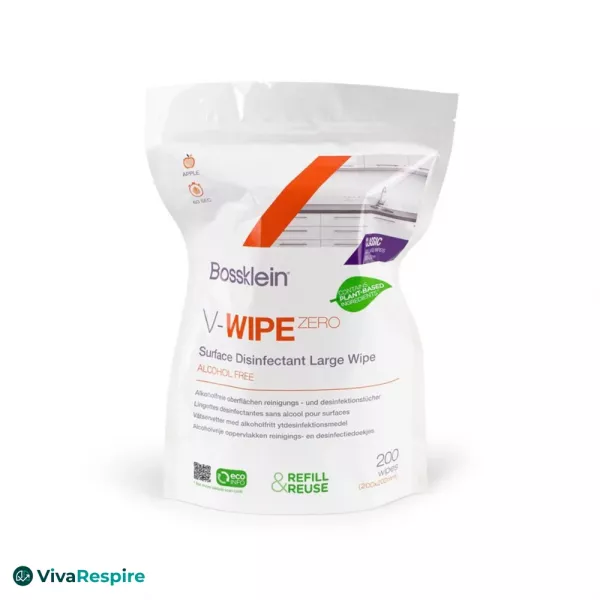 Bossklein V-Wipe Zero, alkoholfreie Desinfektionstücher