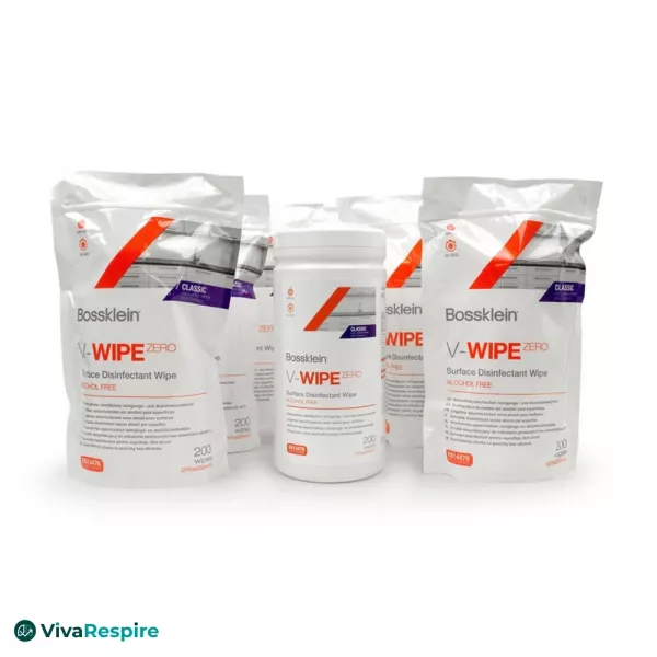 Bossklein V-Wipe Zero, alcohol free disinfectant wipes