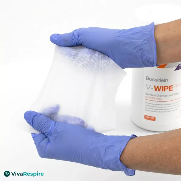 Bossklein V-Wipe Zero, lingettes désinfectantes sans alcool