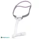 ResMed AirFit P10 for Her nasal pillow CPAP mask – side view