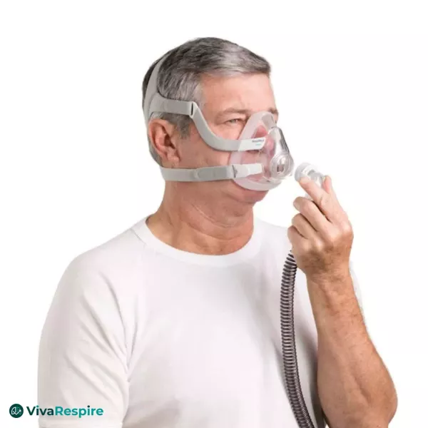 Masque facial CPAP ResMed AirFit F20 complet avec harnais