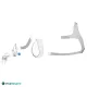 Masque CPAP ResMed AirFit F20 – vue éclatée des composants