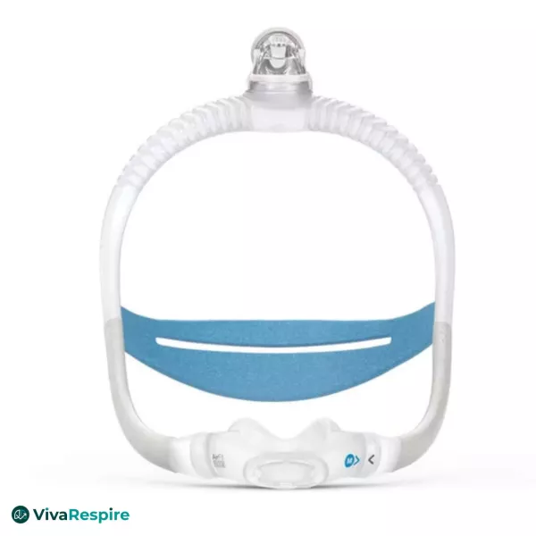 Masque nasal CPAP ResMed AirFit N30i QuietAir avec connexion du tuyau au sommet de la tête