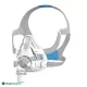 Masque facial CPAP ResMed AirTouch F20 avec bulle en mousse UltraSoft – vue de trois quarts