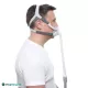AirFit F40 full face masker gedragen door man – zijaanzicht