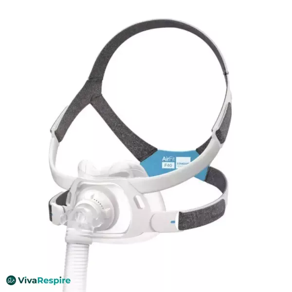 Masque facial ResMed AirFit F40 – vue latérale droite
